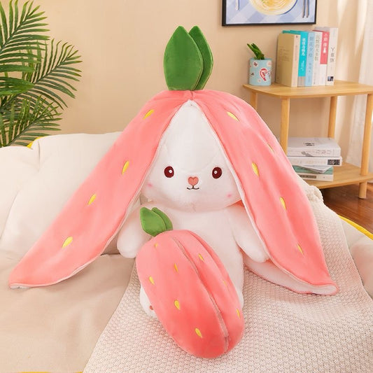 Strawberry turns into rabbit toy