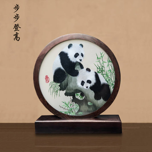 panda embroidery